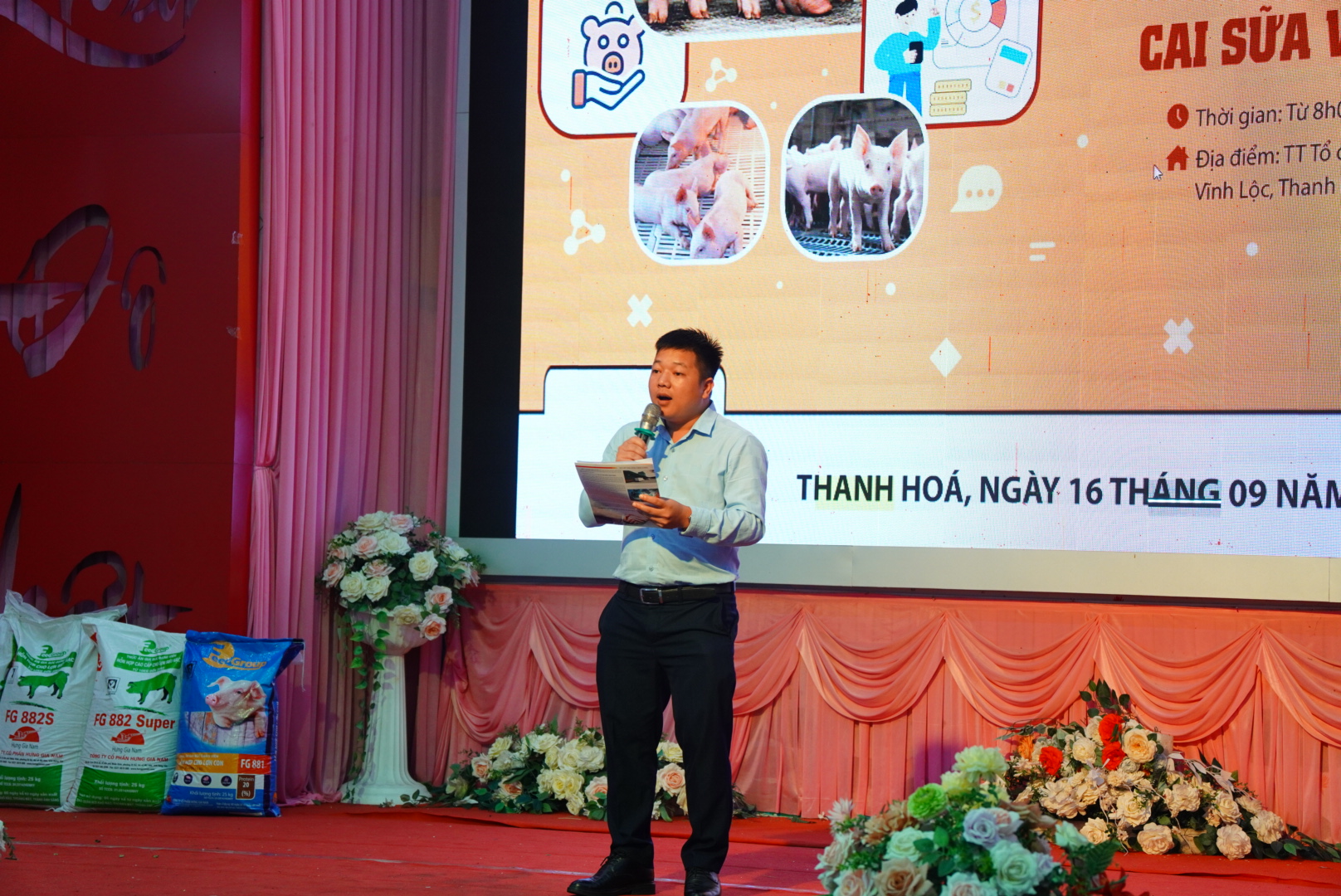 [HƯNG GIA NAM GROUP] HỘI THẢO KỸ THUẬT CHĂN NUÔI TẠI HUYỆN VĨNH LỘC - THANH HOÁ