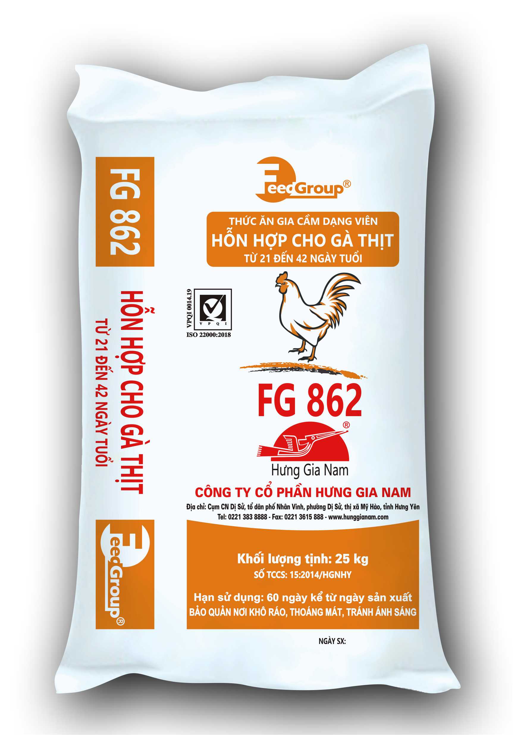 Hỗn hợp cho gà thịt