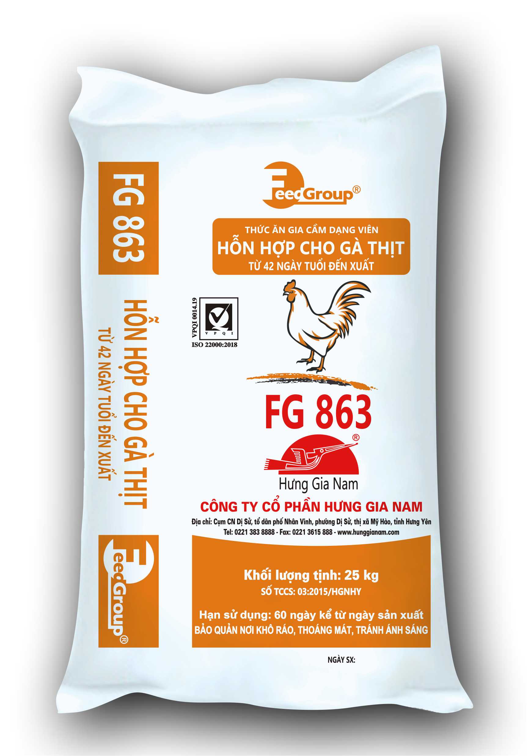 Hỗn hợp cho gà thịt