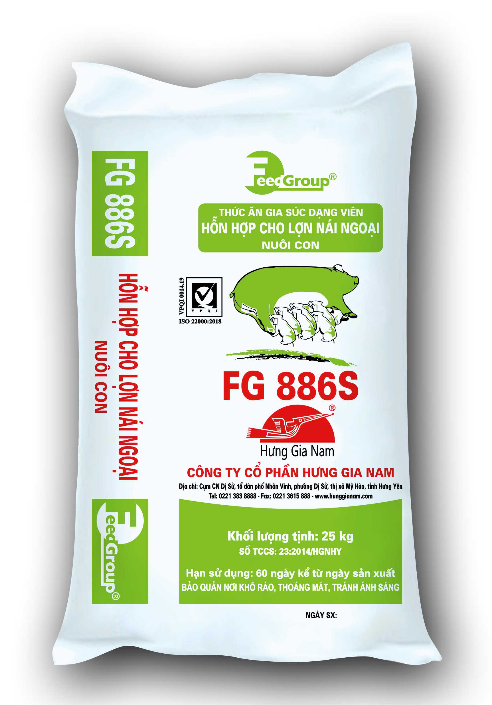 Hỗn hợp cho lợn nái ngoại 