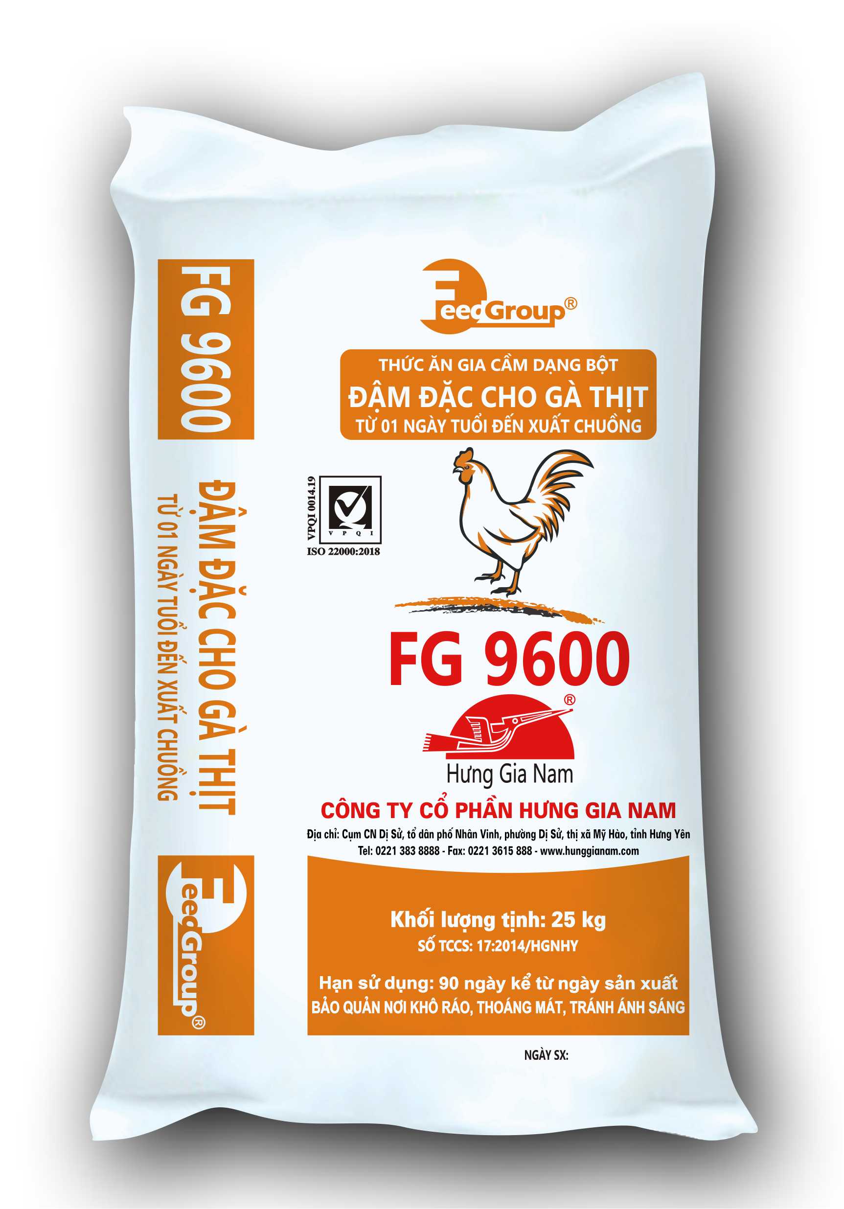 Thức ăn đậm đặc cho gà thịt 