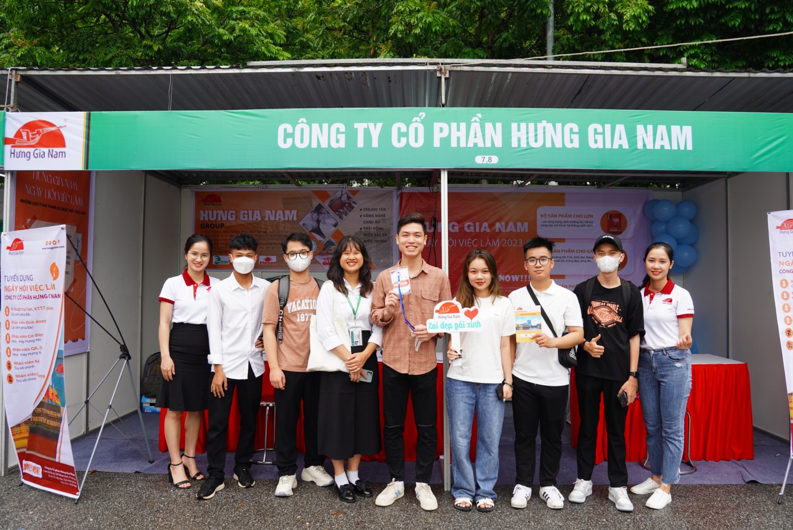 HƯNG GIA NAM GROUP THAM DỰ TUYỂN DỤNG NGÀY HỘI VIỆC LÀM VNUA 2023
