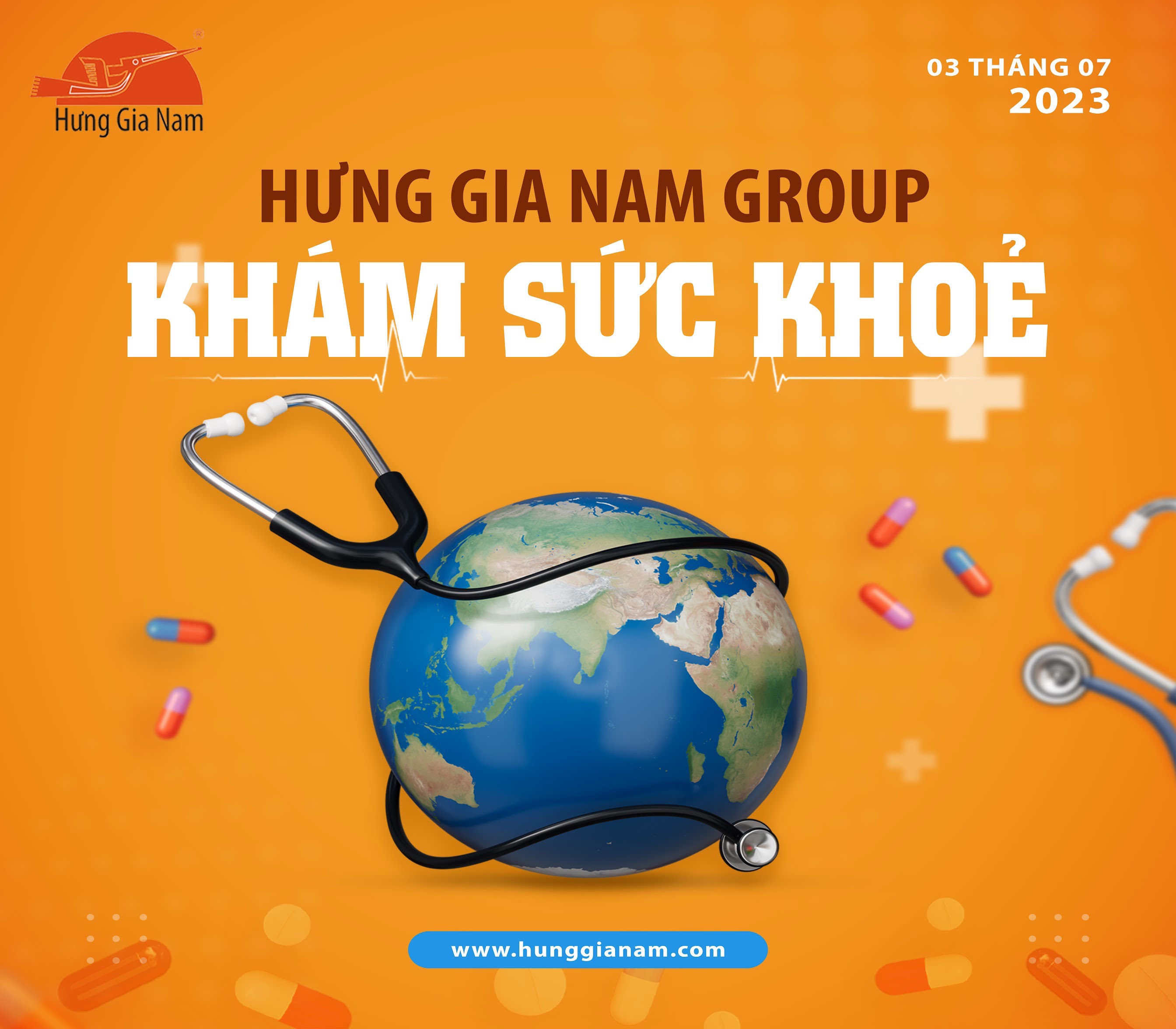 [THÔNG BÁO] KHÁM SỨC KHOẺ CHO CÁN BỘ NHÂN VIÊN HƯNG GIA NAM GROUP NĂM 2023